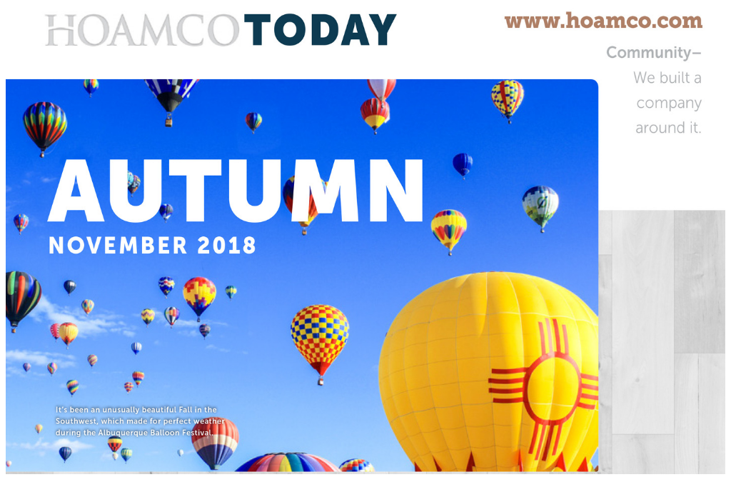 HOAMCO TODAY: Autumn 2018