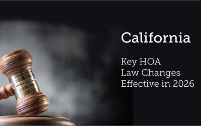 California: Key HOA Law Changes Effective in 2026